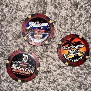 Harley-Davidson 120th Poker Chip Lot - 3